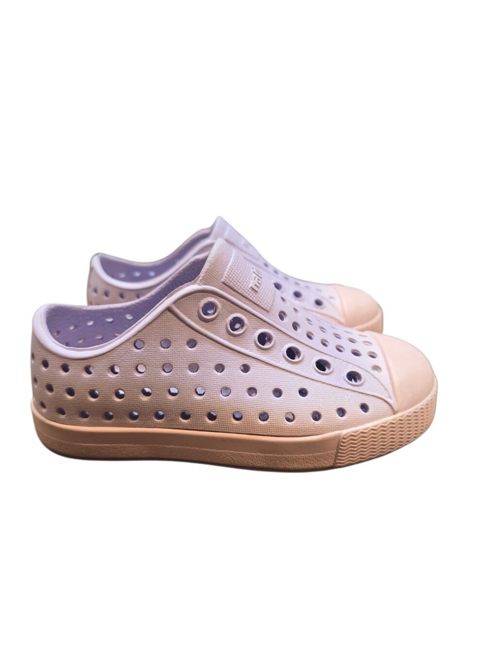 Native Slip-Ons, Light Pink & Lavender, Size 7C
